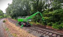 A vasút szolgálatában – a SENNEBOGEN 718 E a TLC Kft. csúcstechnológiás megoldása.